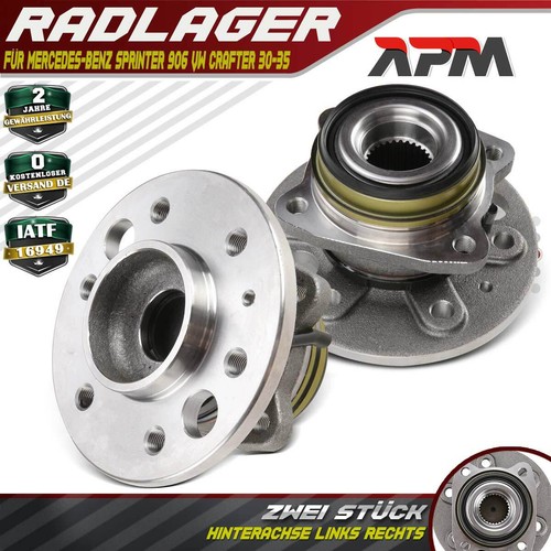 Radnabe radlagersatz hinten - 2x,