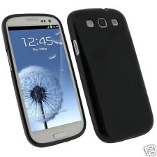 Schutzhülle Silikon Case Für SAMSUNG GALAXY S3 i9300 TPU  Hülle SIII SCHWARZ