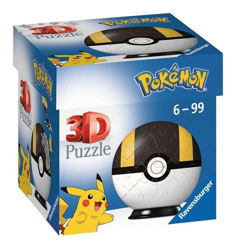 Puzzle pokémon hyperball - 3d,
