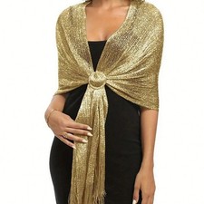 Gold und Silber Tuch Schal