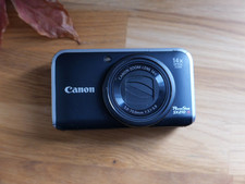 Canon PowerShot SX210 IS – Schwarz – guter Zustand – Zubehörpaket