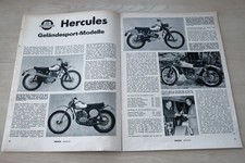 Motorrad 08/1971 Hercules GS 50 100 und MC 125 in einer seltenen Vorstellung auf