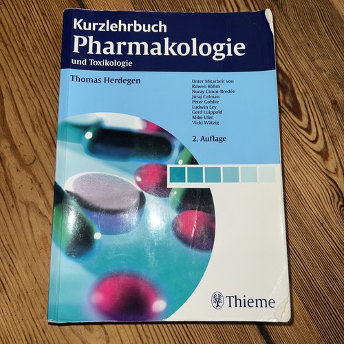 Kurzlehrbuch pharmakologie und - pharmakologie,