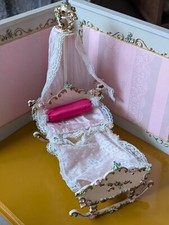 ☛ RARITÄT ☚ Wiege mit Spielwerk ❗ Rudolf Szalasi ❗ Puppenmöbel  ❗ Rokkoko Stil ❗