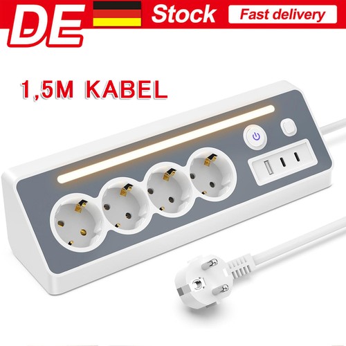 Steckdosenleiste fach usb - steckdosenleiste, 4-fach