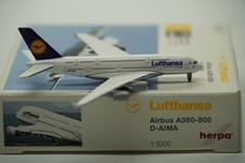 Herpa Wings 1:1000 Lufthansa Airbus A380-800 D-AIMA (570244)