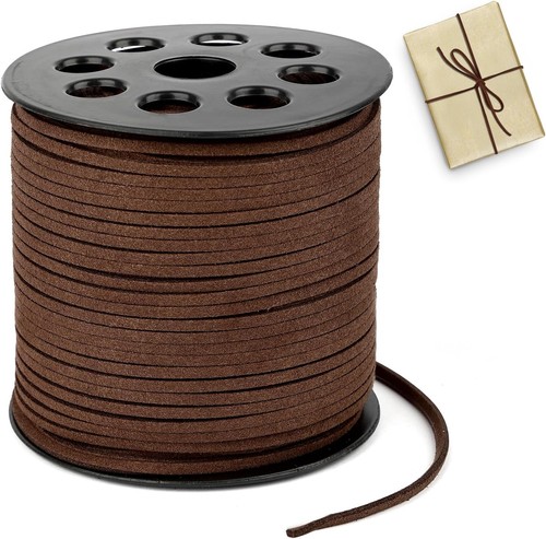 Lederband 91m 6mm braun - lederband,
