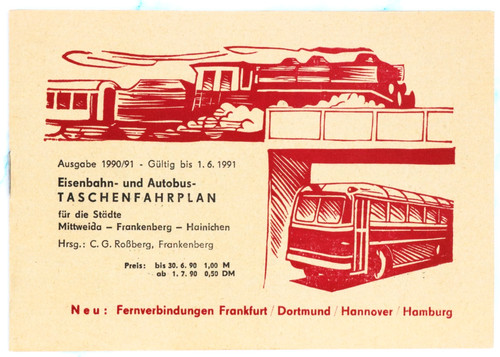 Taschenfahrplan - ,