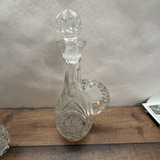 Glas karaffe mit stopfen - glas,