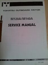 TOHATSU M120A M140A SERVICE MANUAL OUTBOARDS AUSSENBORDER