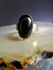 Ring Silber 925 Onyx imposant