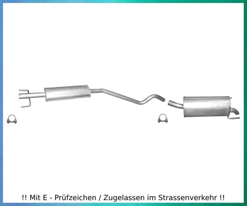 Auspuffanlage für opel astra - auspuffanlage,