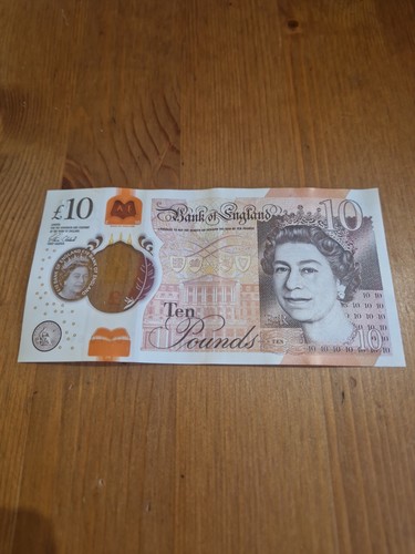 Bank england 10 polymer - of,