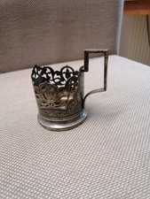 Alter russischer Teeglashalter.. wohl Silber..