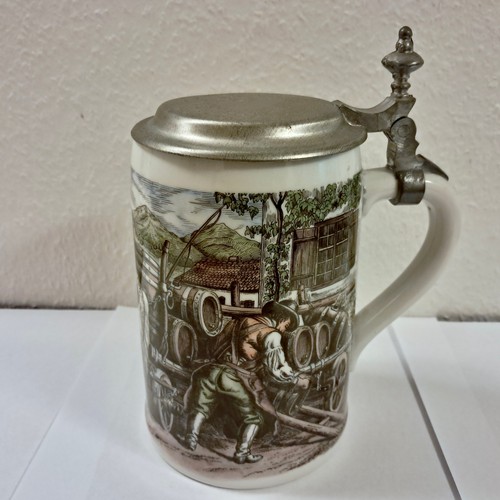 Bierkrug zinndeckel seltmann - zinndeckel,