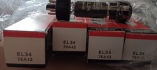 EL34 RFT tube 4 neue Röhren