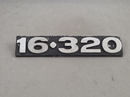 Man 320 emblem typenschild - 16,