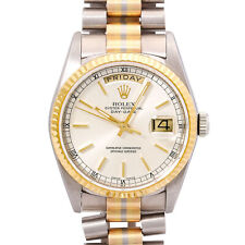 Rolex Day-Date 36 Tridor Ref. 18239 President Kal. 3155 Weiß/Gelbgold Tricolor