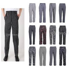 Unisex Kochhosen, weite Kochhosen für Küchenchefs, Damen und Herren