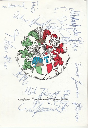 Studentika 1998 burschenschaft - studentika,