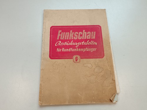 Funkschau-Bestückungstabellen