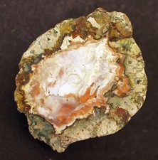 Mineral Kristall Geode Achat Quarz Schneekopfkugel Altfund
