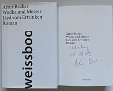 Artur becker signiert - signiert, buch