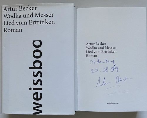 Artur becker signiert buch - artur,