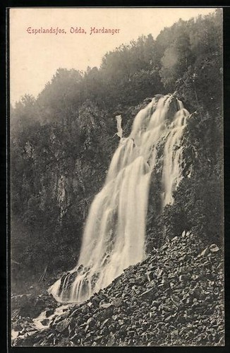 Ansichtskarte hardanger - ansichtskarte,