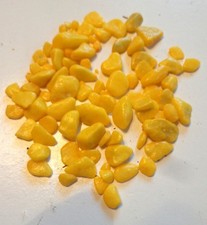 Lot gelber Dekosteine  poliert ?(X316)Schau Mal durch !