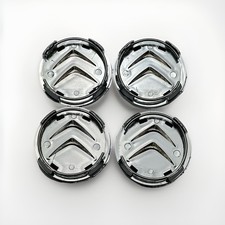 4x 60mm Für Citroen Felge Alufelge Embleme Nabendeckel Felgendeckel Auto Schwarz