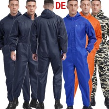 DE ranrann Herren Arbeitsoverall Arbeitskleidung Cargo-Still Overall Mit Taschen