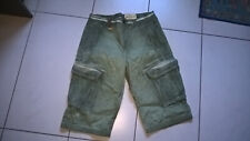 Khujo Shorts Bermudas Herren grün W30 USED Look NEU