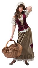 Mittelalter Magd Kostüm Damen