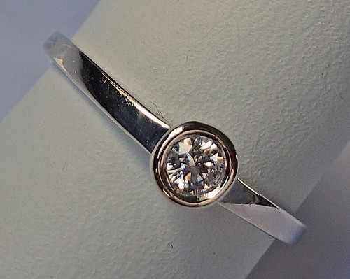 Klassik solitaire ring - ♦️,