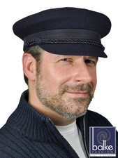 Balke Elbsegler Schurwolle Kapitänsmütze blau Mütze Emssegler Seemannsmütze