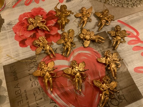 Vintage retro kleine engel - kleine,