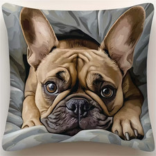 Niedlicher Französische Bulldogge Kissenbezug Französische Bulldogge Deko/44