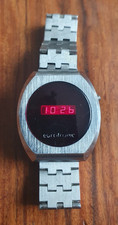 Uhr Armbanduhr Alte sehr seltene eurotronic mit LED Anzeige denke aus den 70ern
