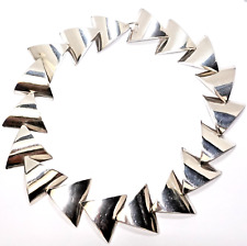 Collier Silber 1980er Robert Lee Morris 133g 47cm lang Zertifikat 1986