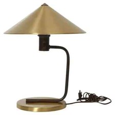 Art Deco Messing Tischlampe