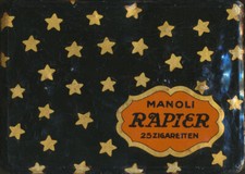 RAPIER - MANOLI, BERLIN - 25 ZIGARETTEN - ALTE BLECHDOSE - 002