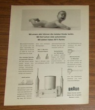 Seltene Werbung vintage BRAUN DENTAL CENTER Elektrozahnbürste Munddusche 1989