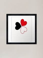 Herzen, rotes Herz und