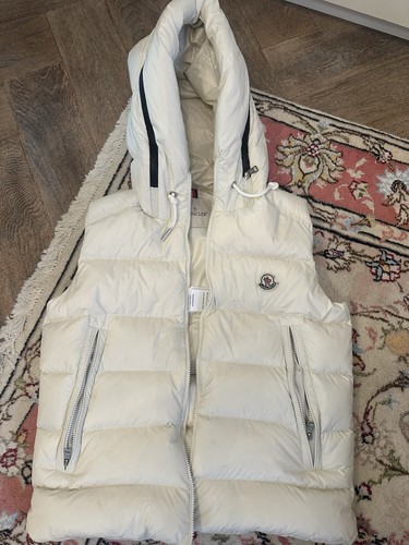 Moncler daunenweste weiß - gr,