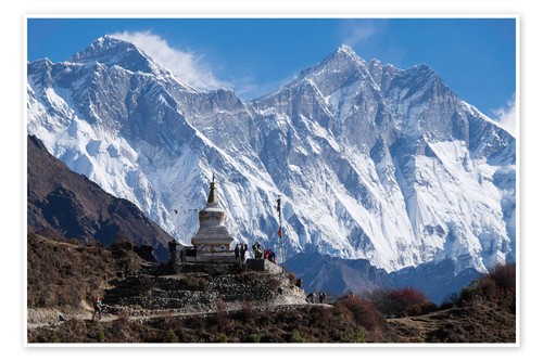 Poster tenzing norgye stupa - stupa, +