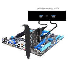 PCI-e USB 3.2/3.1 Erweiterungskarte mit 5 Ports Typ-A Dual Typ-C Adapterkarte
