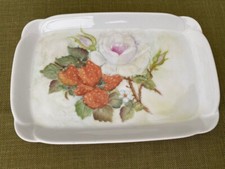 Schumann Arzberg Germany Obst Schale/Teller mit Blumendekor