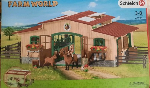Schleich stall 42195 plus - stall,