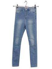 REDIAL High Waist Jeans Damen Jeans Gr. DE 34 blau Casual-Look